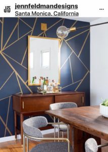 Cheap, Easy and Dramatic Wall Treatment - She Gets It From Her Mama